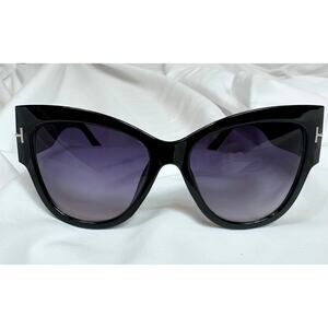 Chic Blue Light Blocking Cat Eye Retro Sunglasses Gradient Lenses